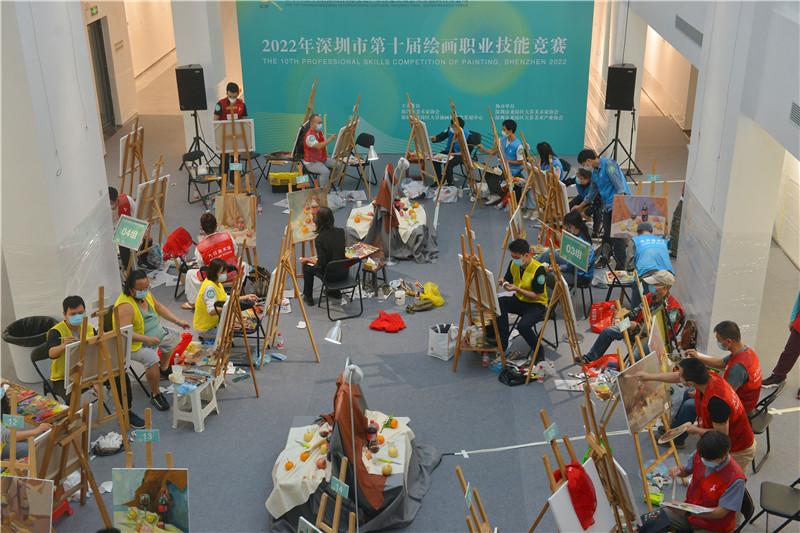 2022年深圳第十届绘画职业技能竞赛在大芬圆满落幕 一等奖出炉