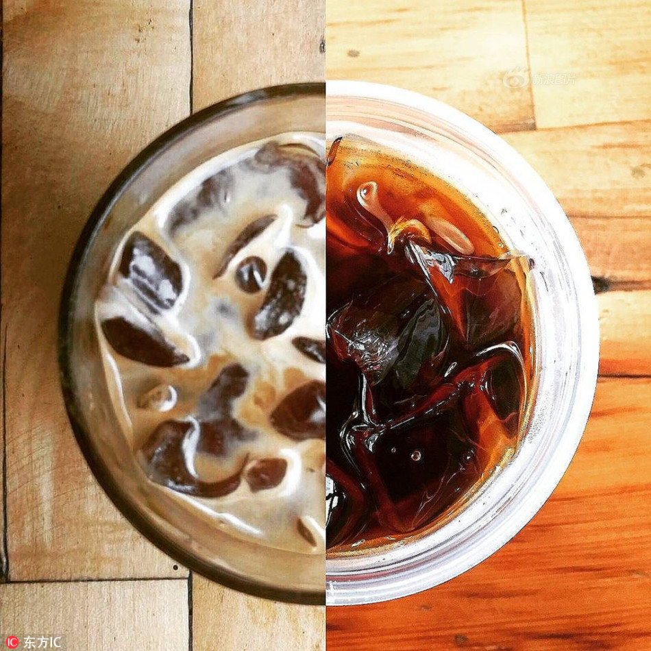 另类秀恩爱国外异地情侣拼接旅行照