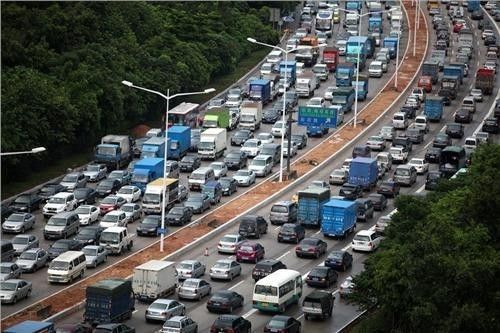 重点时段交通流急剧增加