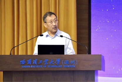 中国工程院院士,哈工大校长兼哈工大(深圳)校长周玉致辞